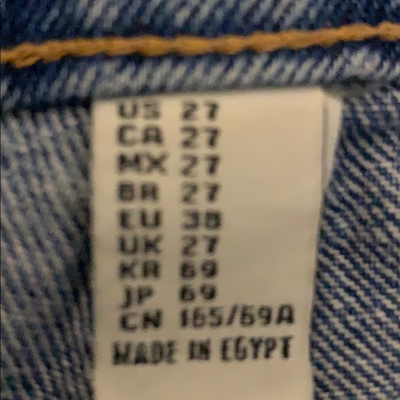 Distressed jean shorts - Picture 2 of 2